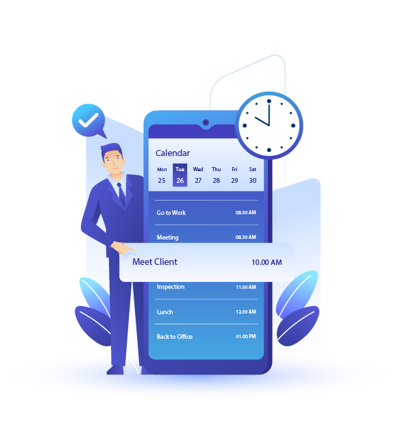 Team collaborating on administrative tasks