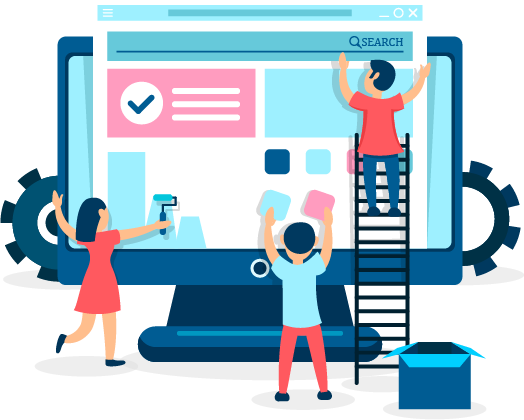 Virtual administrative assistant illustration